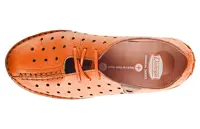 کفش چرمی طبی زنانه نارنجی