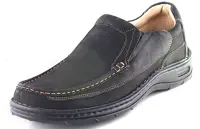 کفش چرمی طبی پیاده روی مردانه مشکی