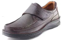 کفش چرمی طبی پیاده روی مردانه قهوه‌ای